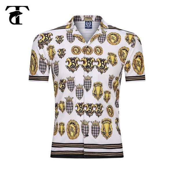 men's casual shirts 2021 short sleeve men shirt england style brand printed streetwear beach summer male blouse, White;black
men's casual shirts 2021 short sleeve men shirt england style brand printed streetwear beach summer male blouse, White;black