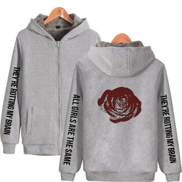 winter trend style men's sweatshirt juice wrld 3d digital printing thicken zip hood sweatshirt men large, Black
winter trend style men's sweatshirt juice wrld 3d digital printing thicken zip hood sweatshirt men large, Black