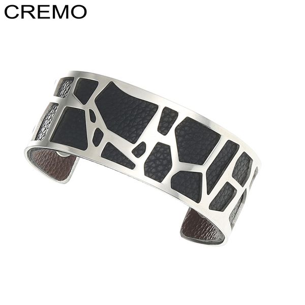 cremo giraffe love bracelets & bangles for women stainless steel bijoux femme manchette reversible opening arm bangle pulseiras, Black
cremo giraffe love bracelets & bangles for women stainless steel bijoux femme manchette reversible opening arm bangle pulseiras, Black