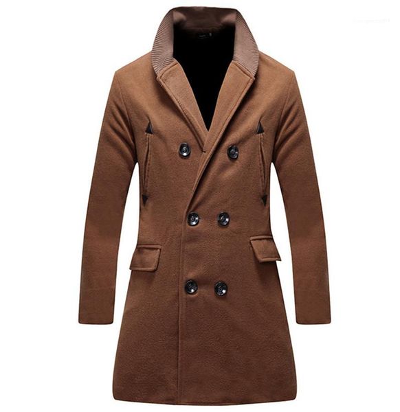 breasted jackets mandarin collar solid color fashion coats designer coats new mens windbreaker mens autumn and winter woollen double, Black
breasted jackets mandarin collar solid color fashion coats designer coats new mens windbreaker mens autumn and winter woollen double, Black
