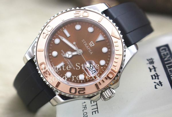 luxury mens automatic 2813 brown dial watches men sapphire crystal 116622 watch mens rubber strap steel gold 226659 chronometer wristwatches, Slivery;brown
luxury mens automatic 2813 brown dial watches men sapphire crystal 116622 watch mens rubber strap steel gold 226659 chronometer wristwatches, Slivery;brown