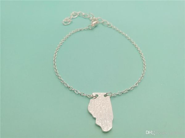 5pcs illinois state map bracelet outline il state bracelets america usa state map chicago bracelets for hometown gifts, Golden;silver
5pcs illinois state map bracelet outline il state bracelets america usa state map chicago bracelets for hometown gifts, Golden;silver