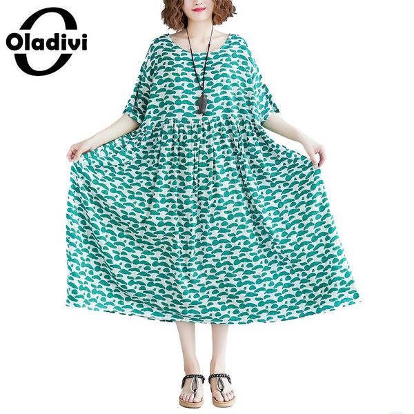 oladivi plus size women dress summer 2019 casual loose ladies cotton linen maxi long bohemian printed dresses female vestido 7xl, Black;gray
oladivi plus size women dress summer 2019 casual loose ladies cotton linen maxi long bohemian printed dresses female vestido 7xl, Black;gray