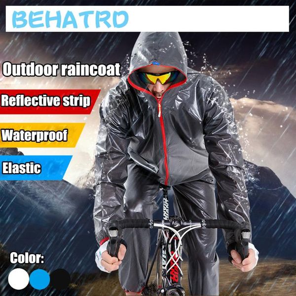 reflective raincoat set waterproof hiking bicycle outdoor sports rain coat breathable camping sport clothes equipment, Black;blue
reflective raincoat set waterproof hiking bicycle outdoor sports rain coat breathable camping sport clothes equipment, Black;blue