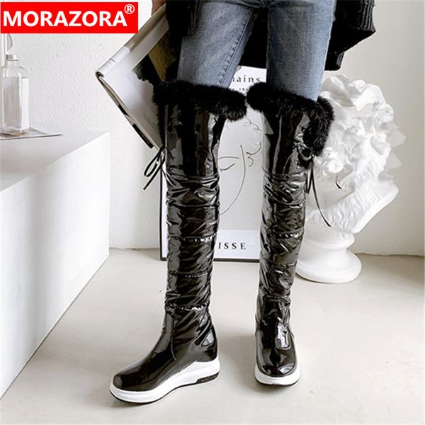 morazora 2020 new arrival thigh high boots women waterproof down snow boots fashion flat platform shoes woman winter, Black
morazora 2020 new arrival thigh high boots women waterproof down snow boots fashion flat platform shoes woman winter, Black