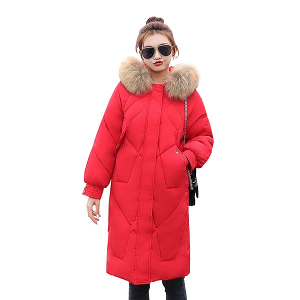 fashion women's winter jacket big loose down jacket women winter coats 2019 new fur collar korean version of the long coat, Black
fashion women's winter jacket big loose down jacket women winter coats 2019 new fur collar korean version of the long coat, Black