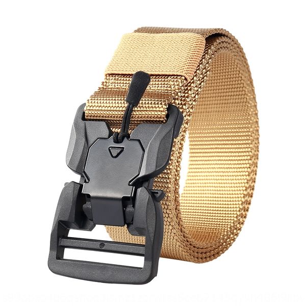 3.8cm magnetic buckle tactical 3.8cm waistband magnetic multifunctional men's belt anti-allergy leisure nylon belt, Black;brown
3.8cm magnetic buckle tactical 3.8cm waistband magnetic multifunctional men's belt anti-allergy leisure nylon belt, Black;brown