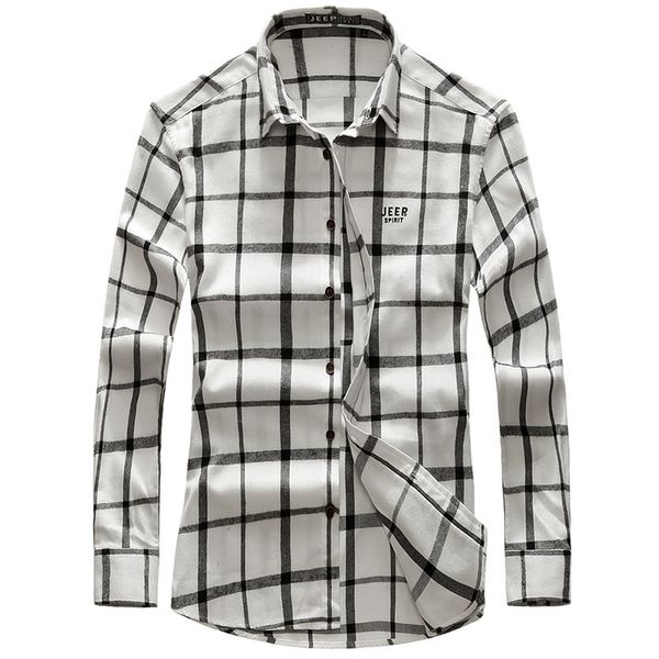 men's casual shirts spring autumn shirt plaid long-sleeved fashion loose business cotton camisa hombre large size -4xl, White;black
men's casual shirts spring autumn shirt plaid long-sleeved fashion loose business cotton camisa hombre large size -4xl, White;black