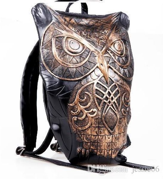 fashion men women leather 3d owl backpack style luxury metallic shell bag punk cartoon bags chirstmas party gift
fashion men women leather 3d owl backpack style luxury metallic shell bag punk cartoon bags chirstmas party gift