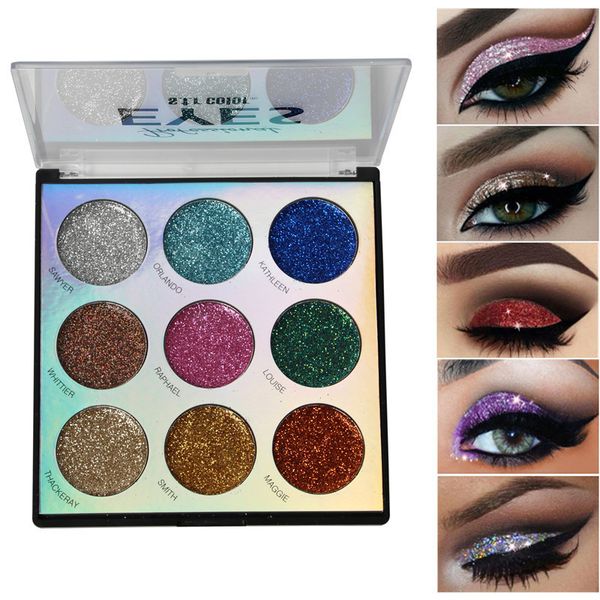9 colors makeup beauty glitter eyeshadow pallete eye shadow palette diamond eyeshadow powder pigment cosmetics
9 colors makeup beauty glitter eyeshadow pallete eye shadow palette diamond eyeshadow powder pigment cosmetics
