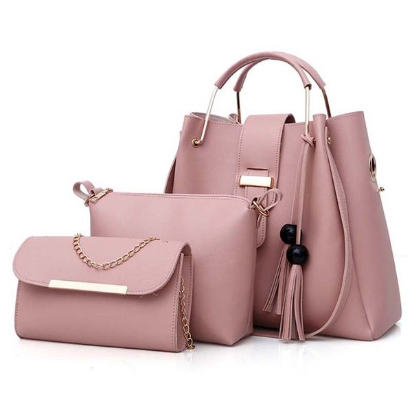 3pcs/set handbags pu leather shoulder bags fashion casual women tote bag metal handle designer composite messenger bag
3pcs/set handbags pu leather shoulder bags fashion casual women tote bag metal handle designer composite messenger bag
