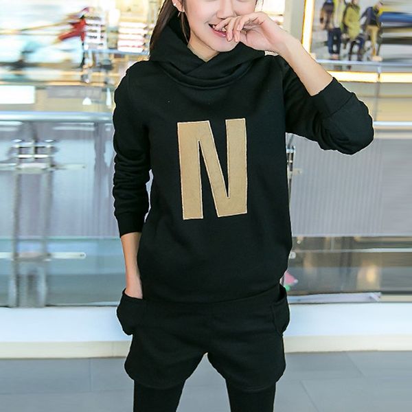 2 piece set women tracksuit women sportwear lady fashion long sleeve hooded set casual outfit shorts sportswear#g4, White;black
2 piece set women tracksuit women sportwear lady fashion long sleeve hooded set casual outfit shorts sportswear#g4, White;black