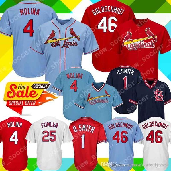 4 Yadier Molina Jersey St. Louis 46 Paul Goldschmidt Cardinal 1 Ozzie Smith 25 Dexter Fowler Cool Base Men Baseball Jerseys
4 Yadier Molina Jersey St. Louis 46 Paul Goldschmidt Cardinal 1 Ozzie Smith 25 Dexter Fowler Cool Base Men Baseball Jerseys