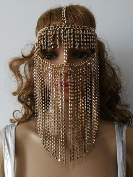 new style h768 women rock harness gold color chains head jewelry unique design layers face mask chains jewelry 3 colors, Slivery;golden
new style h768 women rock harness gold color chains head jewelry unique design layers face mask chains jewelry 3 colors, Slivery;golden