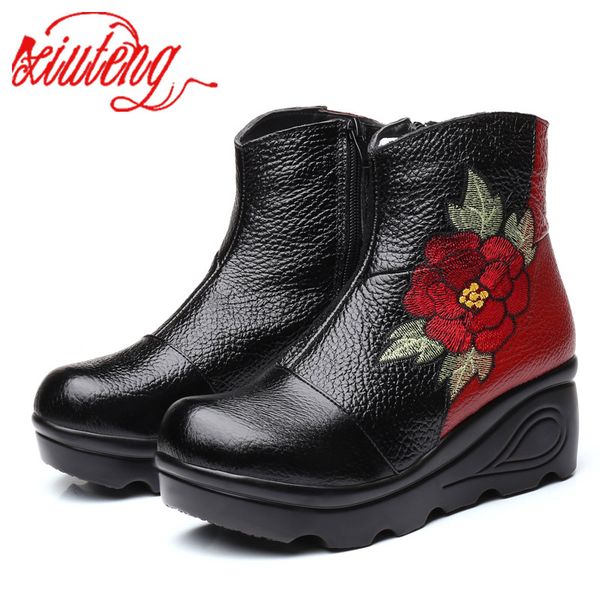 xiuteng size 35-40 2018 new ankle women's boots winter embroidery shoes woman outdoor western flat heels female platform boot, Black
xiuteng size 35-40 2018 new ankle women's boots winter embroidery shoes woman outdoor western flat heels female platform boot, Black