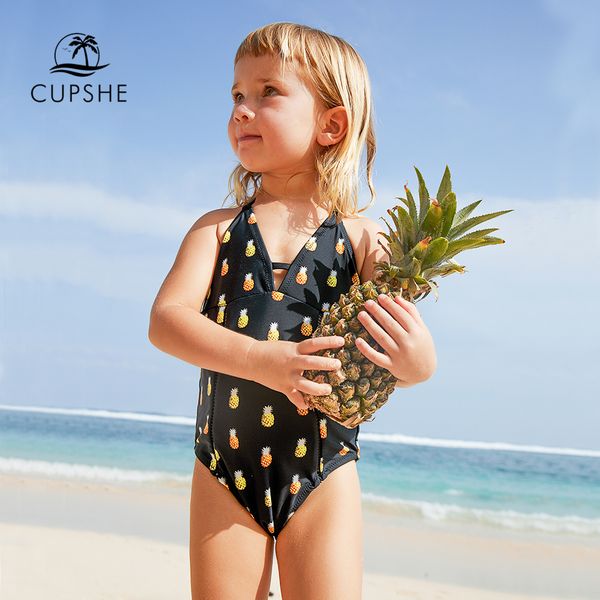 cupshe 2020 toddler girls kids baby black pineapple printed one-piece swimsuit, White;black
cupshe 2020 toddler girls kids baby black pineapple printed one-piece swimsuit, White;black