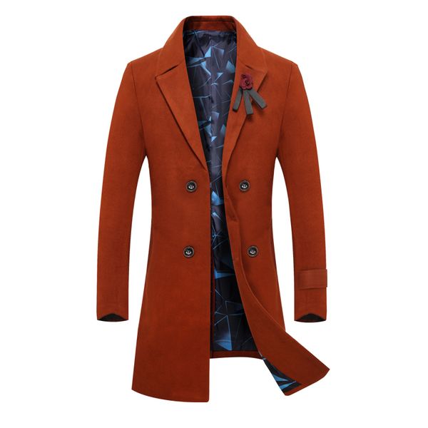 2018 pure color classic men long-sleeved woolen coat 4 colors choose high-end wedding banquet mens long dress jacket, Black
2018 pure color classic men long-sleeved woolen coat 4 colors choose high-end wedding banquet mens long dress jacket, Black