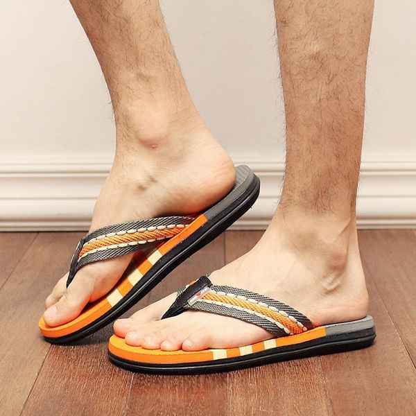 fashion men summer outdoor stripe flip flops shoes casual sandals male light slipper outdoor beach flip-flops, Black
fashion men summer outdoor stripe flip flops shoes casual sandals male light slipper outdoor beach flip-flops, Black