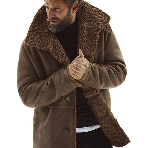 men's button coat fleece veste men parkas clohtes thick warm jacket vintage winter coat outwear windproof hombre, Black;brown
men's button coat fleece veste men parkas clohtes thick warm jacket vintage winter coat outwear windproof hombre, Black;brown