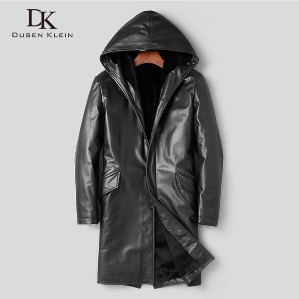 men's genuine leather jacket winter warm wool liner coat long hooded outerwear cow leather 2018 new designer x89810, Black
men's genuine leather jacket winter warm wool liner coat long hooded outerwear cow leather 2018 new designer x89810, Black