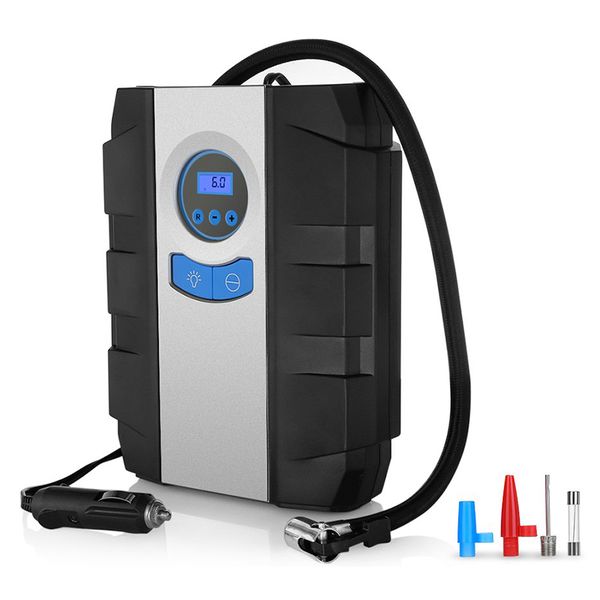 portable air compressor pump for car tires, auto digital tire inflator with gauge 150 psi 12v 3 high-air flow nozzles and adapto
portable air compressor pump for car tires, auto digital tire inflator with gauge 150 psi 12v 3 high-air flow nozzles and adapto