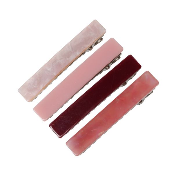 4pcs resin acetate hair clips for women hair accessories small pins for girls sweet daily headwear neon lidies slides
4pcs resin acetate hair clips for women hair accessories small pins for girls sweet daily headwear neon lidies slides