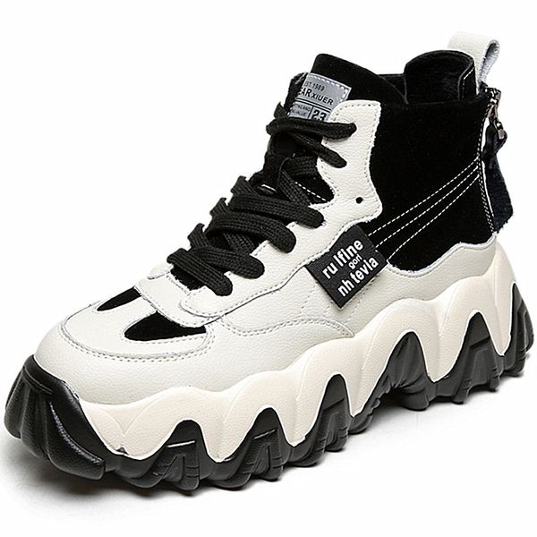 rasmeup 2020 winter fashion style leather women platform sneakers casual shoes breathable soft women plus velvet chunky sneakers, Black
rasmeup 2020 winter fashion style leather women platform sneakers casual shoes breathable soft women plus velvet chunky sneakers, Black