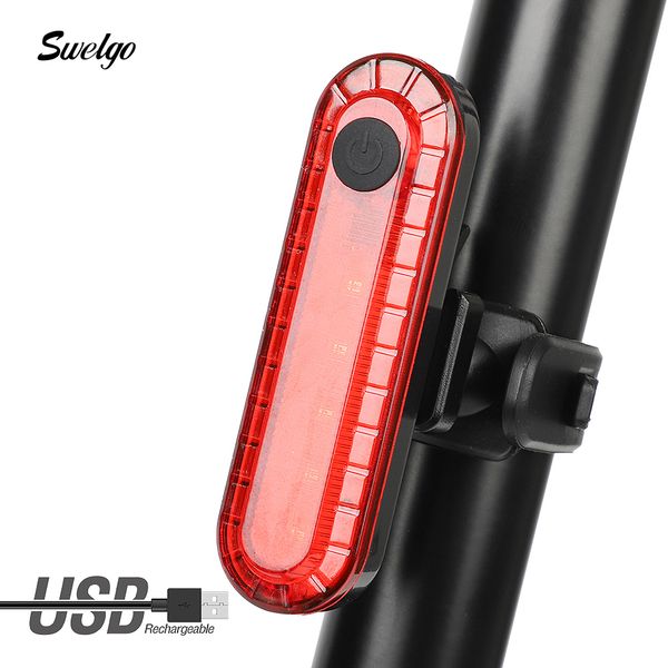 swelgo usb rechargeable bike light rear light 4 modes mtb road bike led back lamp for cycling safety warning lights
swelgo usb rechargeable bike light rear light 4 modes mtb road bike led back lamp for cycling safety warning lights