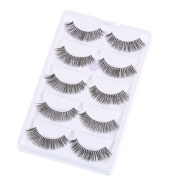 5 pairs black long sparse cross false eyelashes handmade natural fake eye lashes women big eyes extensions makeup tools
5 pairs black long sparse cross false eyelashes handmade natural fake eye lashes women big eyes extensions makeup tools