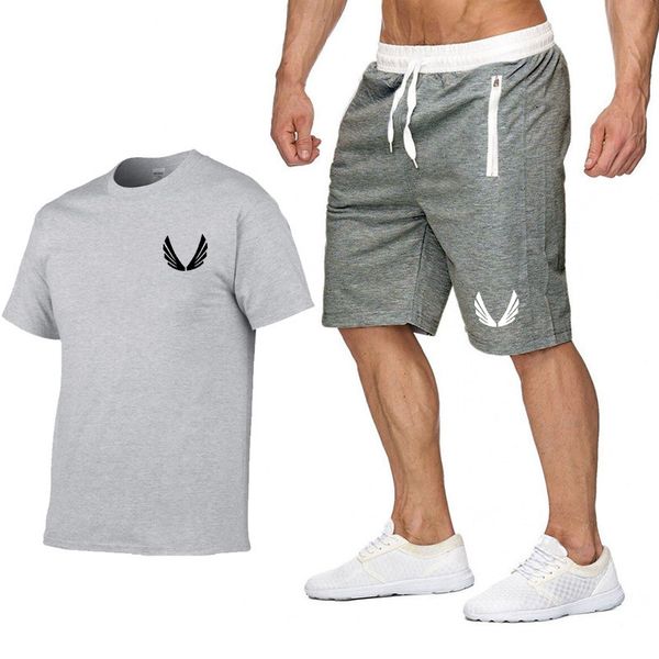 2019 new brand clothing two pieces sets men t-shirt swag t-shirt cotton print t shirt homme fitness camisetas hip hop tees+short, Gray
2019 new brand clothing two pieces sets men t-shirt swag t-shirt cotton print t shirt homme fitness camisetas hip hop tees+short, Gray