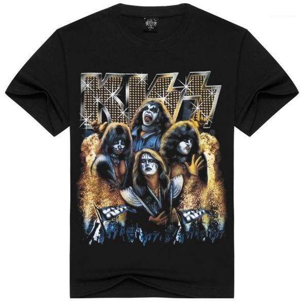 fashion rapper short sleeved kiss mens 3d printing tshirts summer black designer tees, White;black
fashion rapper short sleeved kiss mens 3d printing tshirts summer black designer tees, White;black