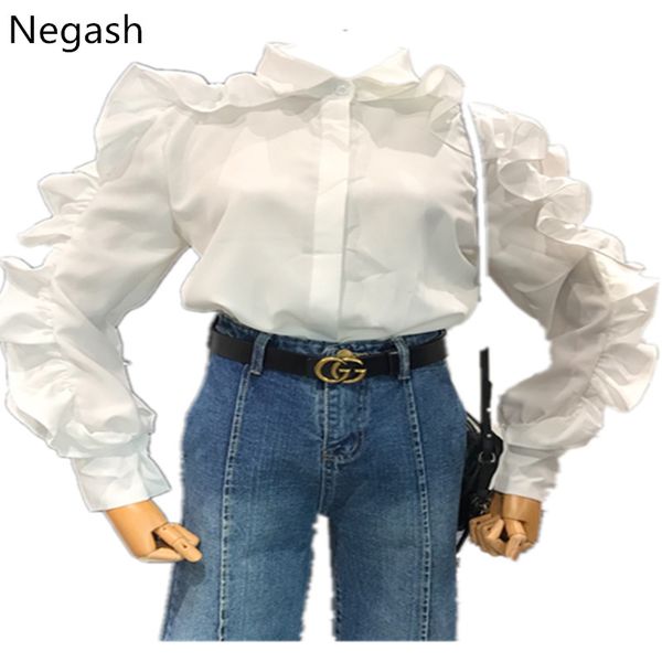 autumn spring new arrival korean women sweet ruffled oversized shirts mori girl chic loose blouse brand blusas women, White
autumn spring new arrival korean women sweet ruffled oversized shirts mori girl chic loose blouse brand blusas women, White