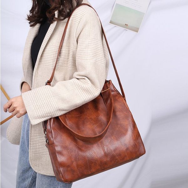 2020 new retro korean fashion simple tote bag multi-layer casual single shoulder diagonal women's bag 
2020 new retro korean fashion simple tote bag multi-layer casual single shoulder diagonal women's bag