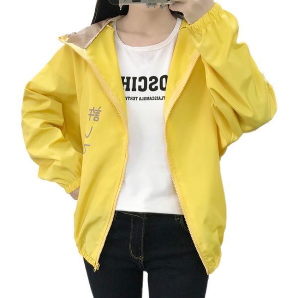 light blue yellow hooded coat women windbreaker long sleeve coats and jackets autumn winter coats outerwear womens l1, Black;brown
light blue yellow hooded coat women windbreaker long sleeve coats and jackets autumn winter coats outerwear womens l1, Black;brown