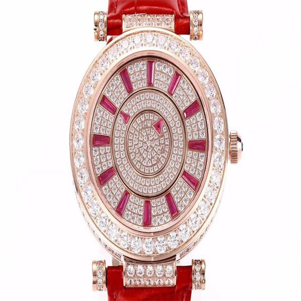 nr plant crime watch automatic mechanical movement 42mm crocodile watchband 18k gold watchcase ladies diamond watch, Slivery;brown
nr plant crime watch automatic mechanical movement 42mm crocodile watchband 18k gold watchcase ladies diamond watch, Slivery;brown