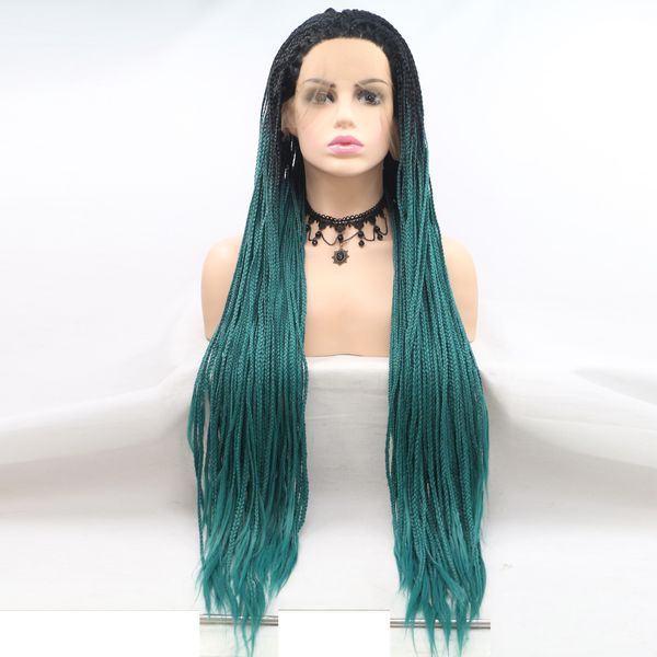 22 ~24 inch bomb twist glance dreadlock synthetic hair crochet braid omber lace front braiding women curly wigs thic fiber wig, Black
22 ~24 inch bomb twist glance dreadlock synthetic hair crochet braid omber lace front braiding women curly wigs thic fiber wig, Black