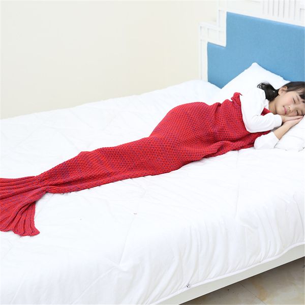 soft knitted mermaid tail blanket crochet handmade sleeping bag for kids all season birthday christmas gift
soft knitted mermaid tail blanket crochet handmade sleeping bag for kids all season birthday christmas gift