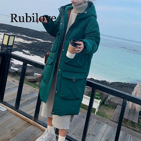 big pocket women parks feminine coat clothing warm jacket winter parkas long outerwear fashion feminino hat rubilove, Black
big pocket women parks feminine coat clothing warm jacket winter parkas long outerwear fashion feminino hat rubilove, Black