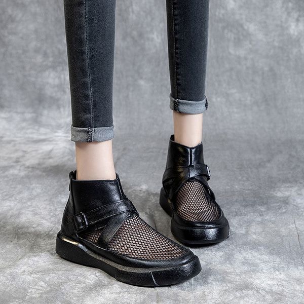 2020 new mesh breathable ankle boots for women metal decoration casual chaussures platform sneakers women black gothic punk
2020 new mesh breathable ankle boots for women metal decoration casual chaussures platform sneakers women black gothic punk
