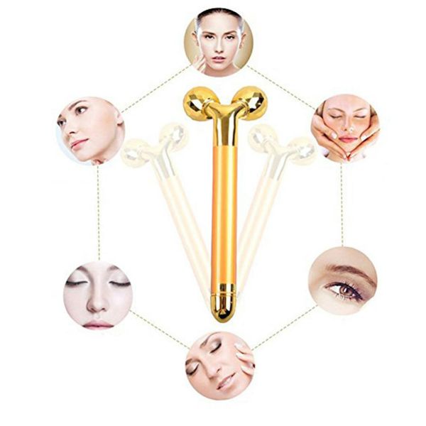 electric face body massager 24k beauty lifting bar golden energy facial massager skin care vibration 3d roller massager
electric face body massager 24k beauty lifting bar golden energy facial massager skin care vibration 3d roller massager