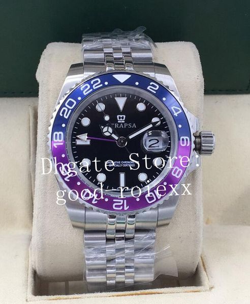 men's jubilee bracelet watches mens blue bezel dial watch automatic 2813 men gmt ii sapphire crystal 126719 blro perpetual wristwatches, Slivery;brown
men's jubilee bracelet watches mens blue bezel dial watch automatic 2813 men gmt ii sapphire crystal 126719 blro perpetual wristwatches, Slivery;brown
