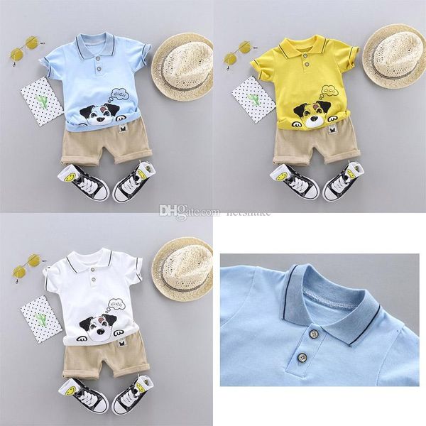 2019 trend style summer cotton polo shirt big ear dog pattern with short sleeve and shorts two pieces for boys and girls, White
2019 trend style summer cotton polo shirt big ear dog pattern with short sleeve and shorts two pieces for boys and girls, White