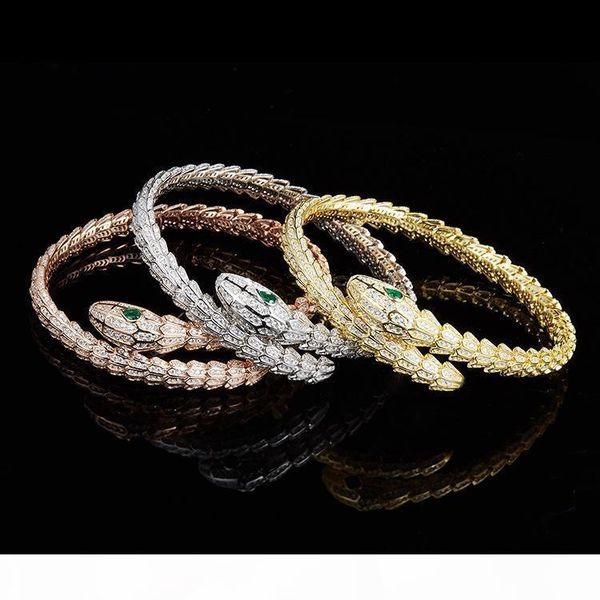 women 925 sterling silver green eyes snake bangles bracelets micro paved full cz stone europe america selling luxury fashion jewelry, Black
women 925 sterling silver green eyes snake bangles bracelets micro paved full cz stone europe america selling luxury fashion jewelry, Black