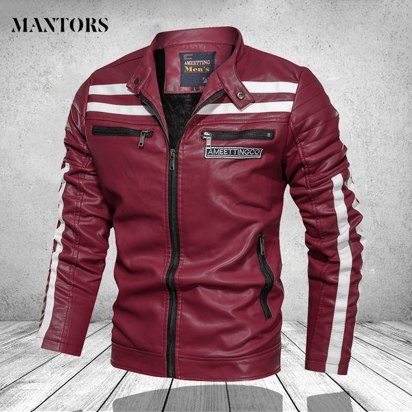 2019 mens leather jackets casual classic motorcycle bike jacket men plus velvet thick coats winter chaqueta hombre, Black
2019 mens leather jackets casual classic motorcycle bike jacket men plus velvet thick coats winter chaqueta hombre, Black