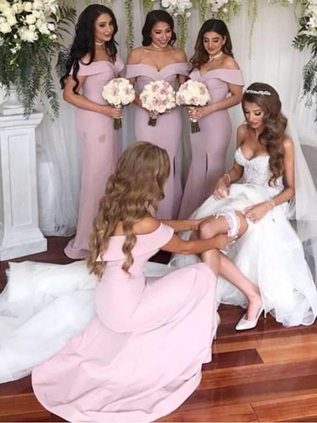 2019 Newest Elegant Sheath Off Shoulder Pink Side Slit Long Bridesmaid Dresses Sleeveless Maid of Honor Gown Wedding Party Guest Dresses
2019 Newest Elegant Sheath Off Shoulder Pink Side Slit Long Bridesmaid Dresses Sleeveless Maid of Honor Gown Wedding Party Guest Dresses