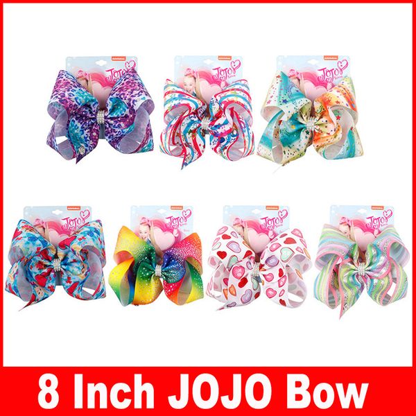 8inch rainbow jojo bows hairpin for girls siwa style kids baby bowknot hair bows christmas hair accessories jojo birthday hair clip gift, Black;brown
8inch rainbow jojo bows hairpin for girls siwa style kids baby bowknot hair bows christmas hair accessories jojo birthday hair clip gift, Black;brown