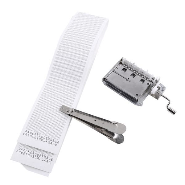30-note tapes hand crank music mechanical musical box with hole puncher 3 strips tapes create your own music diy box
30-note tapes hand crank music mechanical musical box with hole puncher 3 strips tapes create your own music diy box