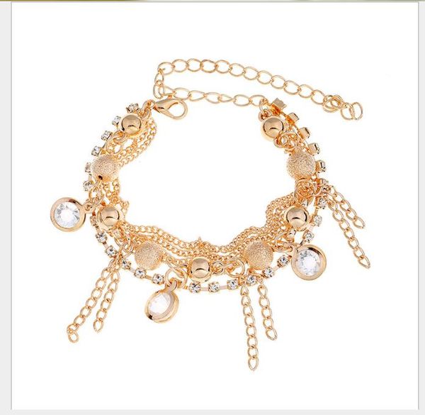 fashion multi-layer bracelet hand beaded jewelry personality fashion metal jewelry, Golden;silver
fashion multi-layer bracelet hand beaded jewelry personality fashion metal jewelry, Golden;silver