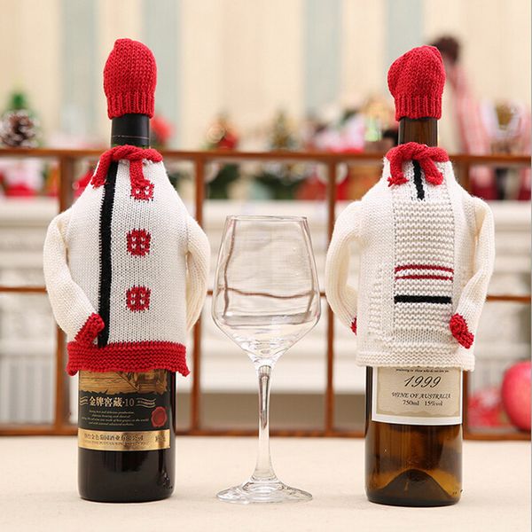 christmas wine bottle cover bag navidad banquet christmas dinner party knitted cute table decor new years supplies
christmas wine bottle cover bag navidad banquet christmas dinner party knitted cute table decor new years supplies