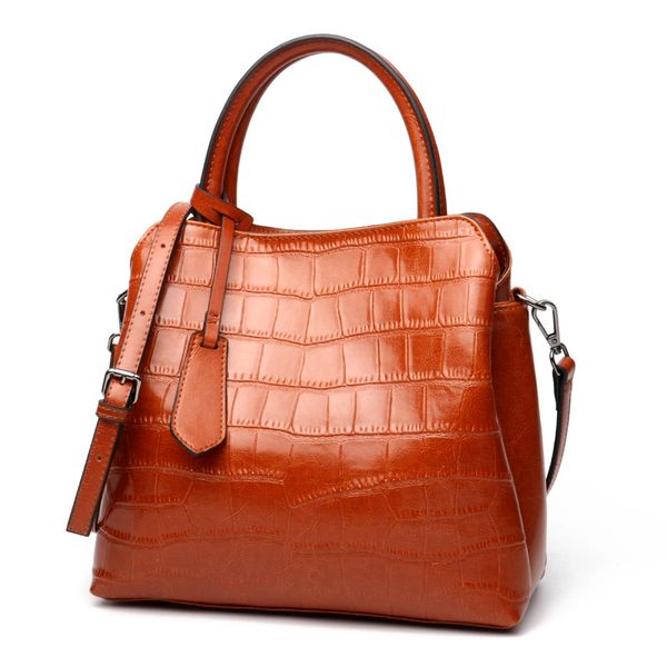 2019 split leather new ladies striped decorative handbag r classic large capacity multi-function handbag
2019 split leather new ladies striped decorative handbag r classic large capacity multi-function handbag